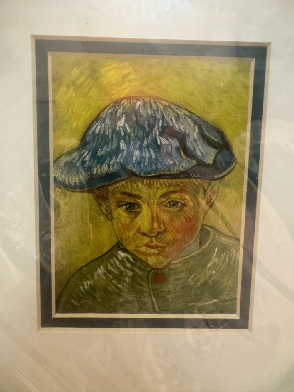 Vincent Van Gogh Framed 12 X 9 1/2 Print Portrait of Camille Roulin Dec. 1888
